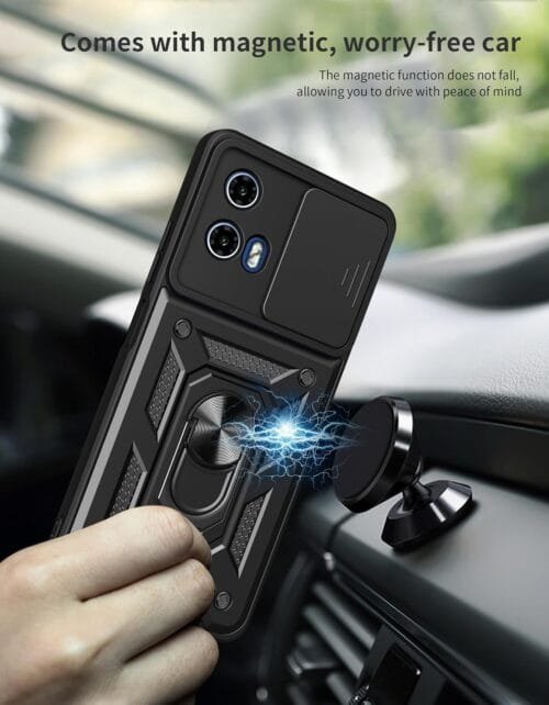 Case Moto G35 5g - Protector de cámara y soporte Mágnetico (copia) - Imagen 4