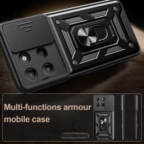 Case Moto G15 - Protector de cámara y soporte Mágnetico - Imagen 3