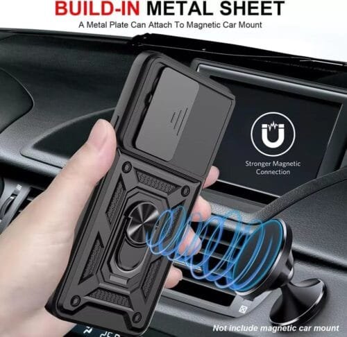 Case Moto G15 - Protector de cámara y soporte Mágnetico - Imagen 5