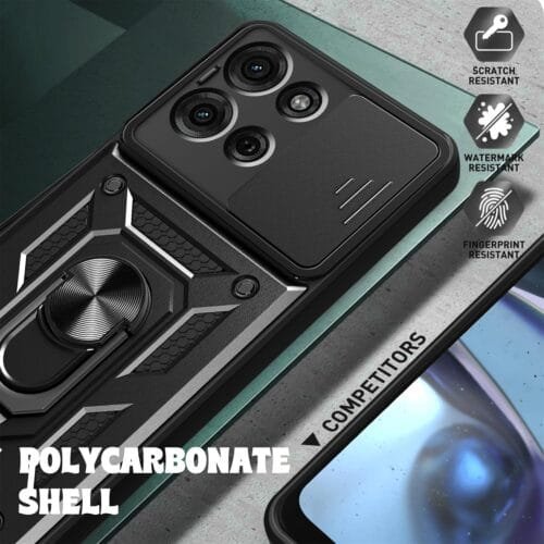 Case Moto G75 5g - Protector de cámara y soporte Mágnetico - Imagen 3