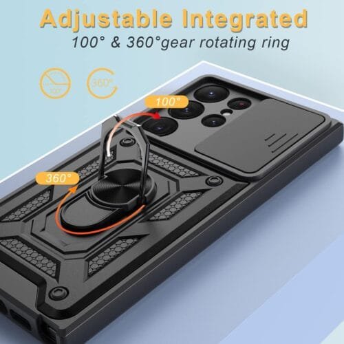Case Samsung S23 Ultra 5g - Protector de cámara y soporte Mágnetico - Imagen 4