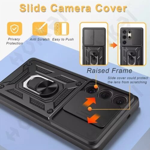 Case Samsung S24 Ultra 5g - Protector de cámara y soporte Mágnetico - Imagen 4