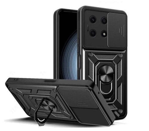 Case Honor X8a - Con protector de cámara  y soporte mágnetico