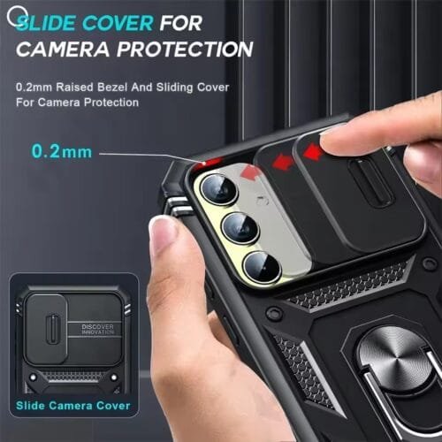 Case 360 Samsung A55 - Aro y Soporte Mágnetico - Imagen 6