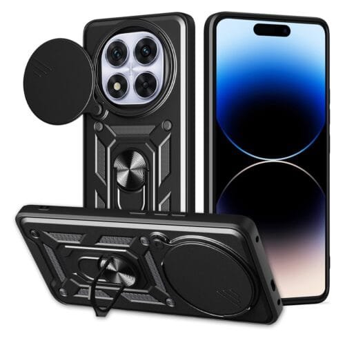 Case Redmi Note 14 Pro Plus 5g - Con aro y protector de cámara - Imagen 2