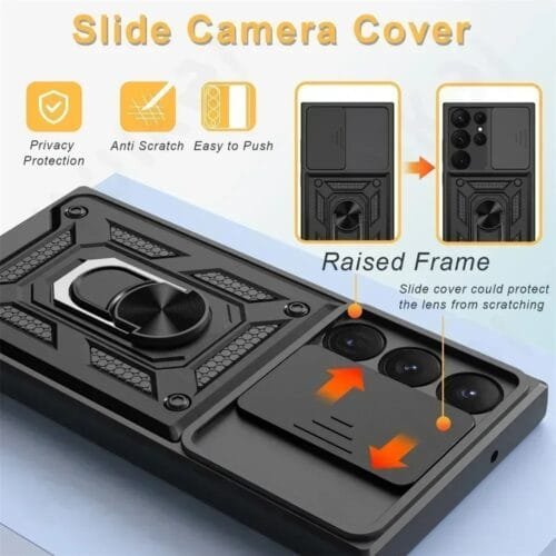 Case Samsung S22 Ultra 5g - Protector de cámara y soporte Mágnetico - Imagen 6