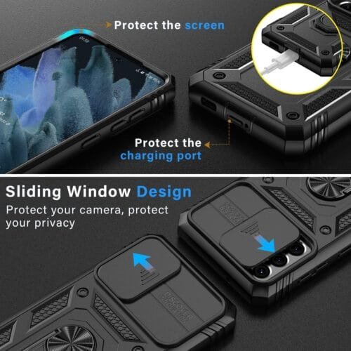 Case 360 Samsung S21 Fe - Anti Impacto - Dos Piezas - Imagen 6