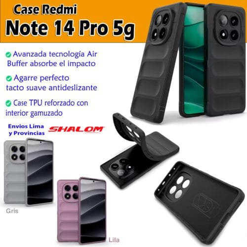 Case TPU Redmi Note 14 Pro 5g - Compacto Reforzado Elegante