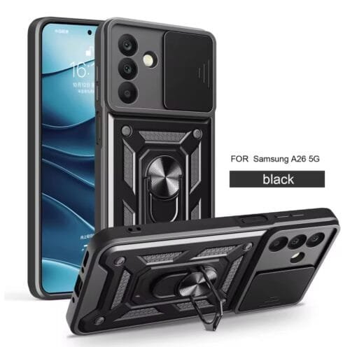 Case Samsung A26 5g - Protector de cámara y soporte Mágnetico - Imagen 2