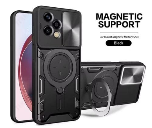 Case Honor 200 Lite 5g - Soporte Mágnetico y protector de cámara - Imagen 2