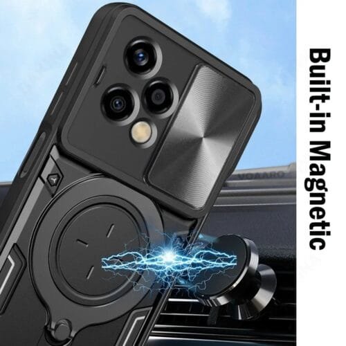 Case Honor 200 Lite 5g - Soporte Mágnetico y protector de cámara - Imagen 3