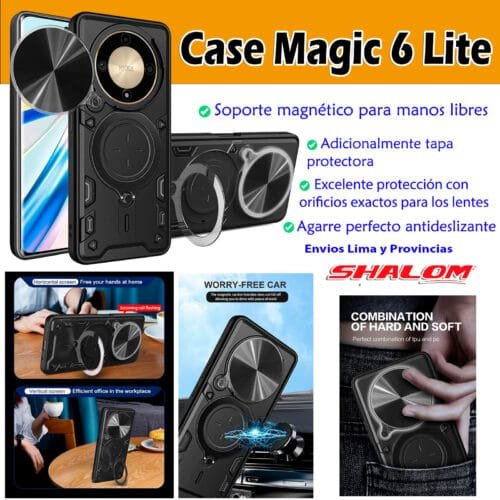 Case Honor Magic 6 Lite - Anti Impacto con protector de cámara