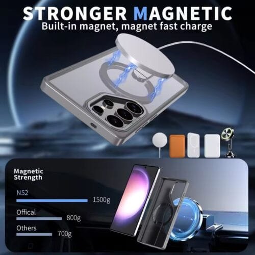 Case Magsafe Samsung S25 Ultra - Mágnetico Kickstand - Imagen 4