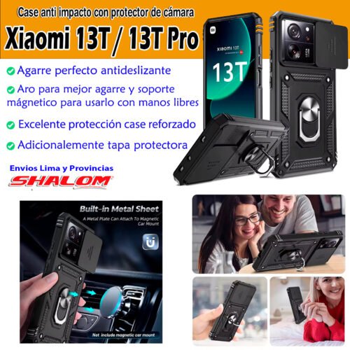 Case Xiaomi 13T 13T Pro - Anti Impacto con protector de cámara
