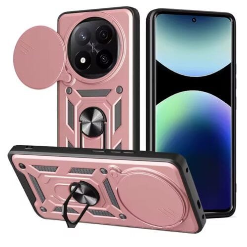 Case Redmi Note 14 Pro Plus 5g - Con aro y protector de cámara - Imagen 3
