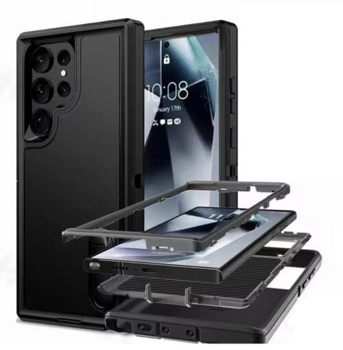 Case 360 Samsung S25 Ultra - Anti Impacto - Kickstand - Tres Piezas