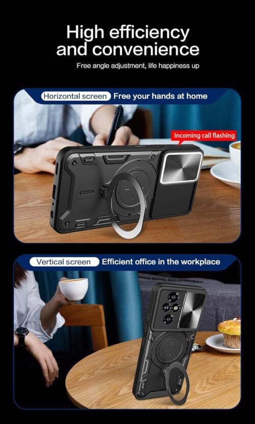 Case Honor 200 Pro 5g - Soporte Mágnetico y protector de cámara - Imagen 4