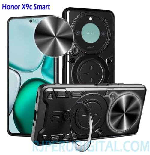 Case Honor X9c Smart - Con protector de cámara y aro mágnetico