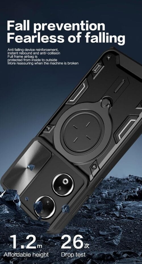 Case Honor X7b - Soporte Mágnetico y protector de cámara - Imagen 3