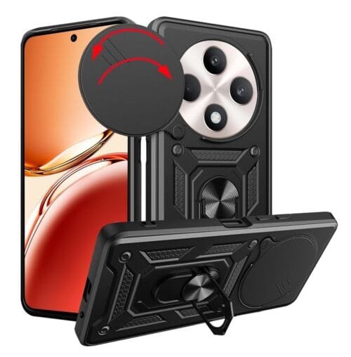 Case Oppo Reno 12F - Soporte Mágnetico y protector de cámara - Imagen 2