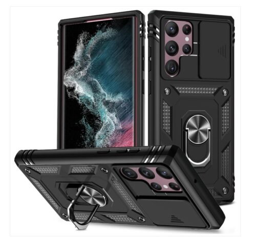 Case 360 Samsung S22 Ultra - Con Aro y soporte mágnetico