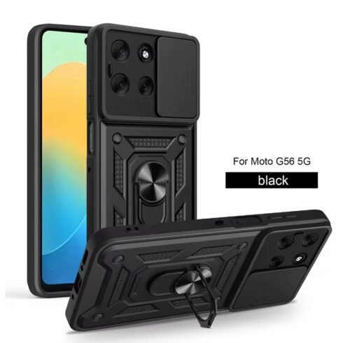 Case Moto G56 - Con aro y protector de cámara