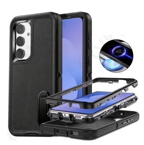 Case 360 Samsung S25 FE - Anti Impacto - Kickstand - Tres Piezas