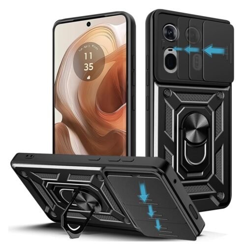 Case Moto Edge 50 Ultra - Protector de cámara y aro mágnetico