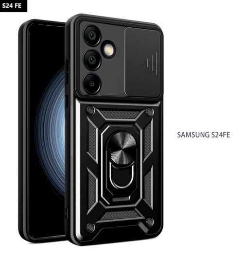 Case Samsung S24 Fe 5g - Soporte Mágnetico, protector cámara y aro