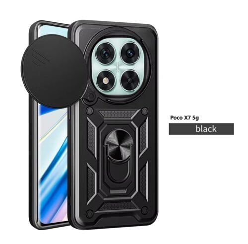 Case Poco X7 - Con protector de cámara y aro