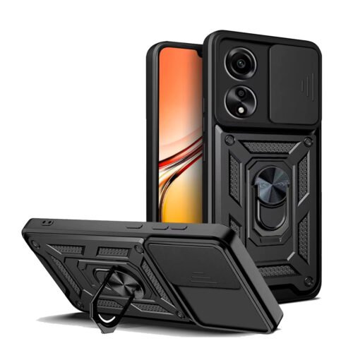 Case Oppo A78 - Protector de cámara y soporte Mágnetico