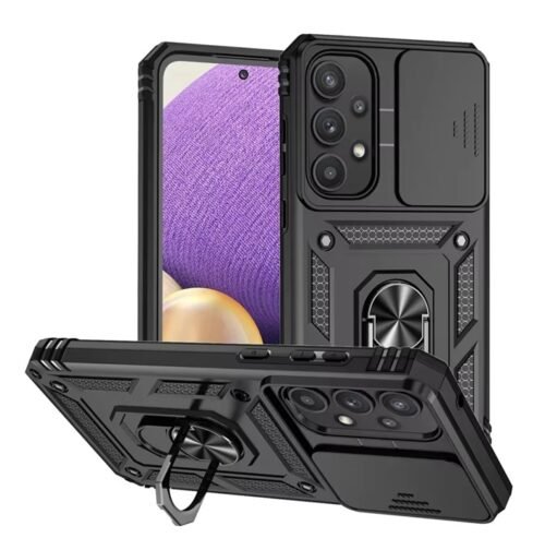 Case Samsung S25 Fe - Protector de cámara y soporte Mágnetico