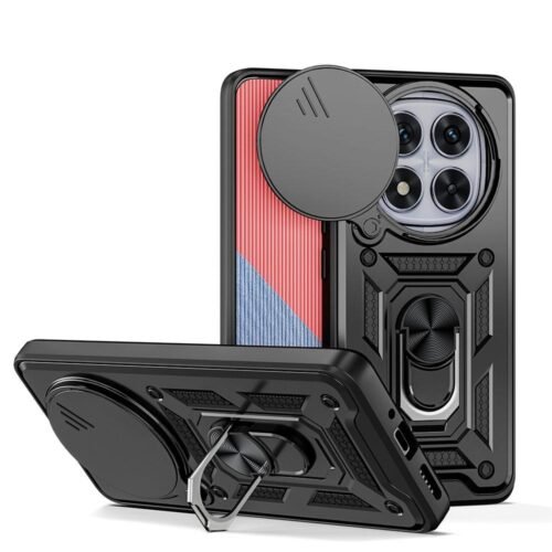 Case Redmi Note 14 Pro 4g - Soporte Mágnetico, aro y protector de cámara