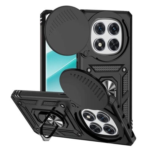 Case Redmi Note 14 Pro 5g - Soporte Mágnetico, protector de cámara, kickstand
