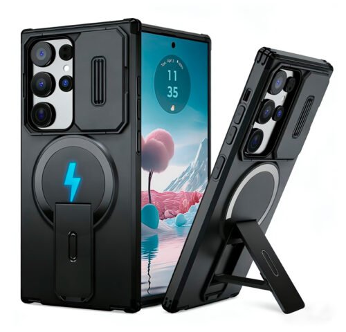 Case Samsung S24 Ultra - Soporte mágnetico y carga inalámbrica