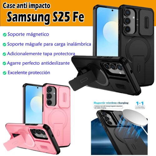 Case Samsung S25 Fe - Soporte mágnetico y carga inalámbrica