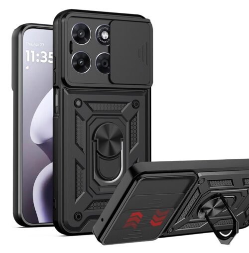 Case Moto G67 - Moto G77 - Protector cámara, soporte mágnetico, aro