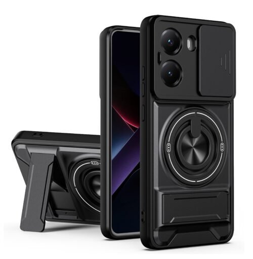 Case Poco X7 Pro - Soporte Magnético - Protector Camara - Aro - Kickstand