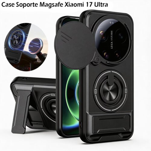 Case Xiaomi 17 Ultra - Soporte magnético / Magsafe / Protector Cámara / Kickstand / Aro
