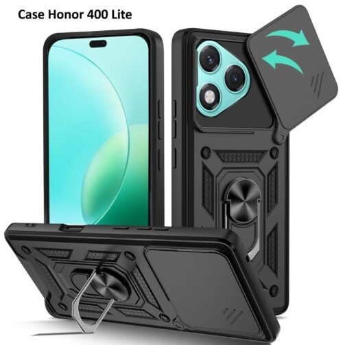 Case Honor 400 Lite - Protector cámara / sopote magnético / aro